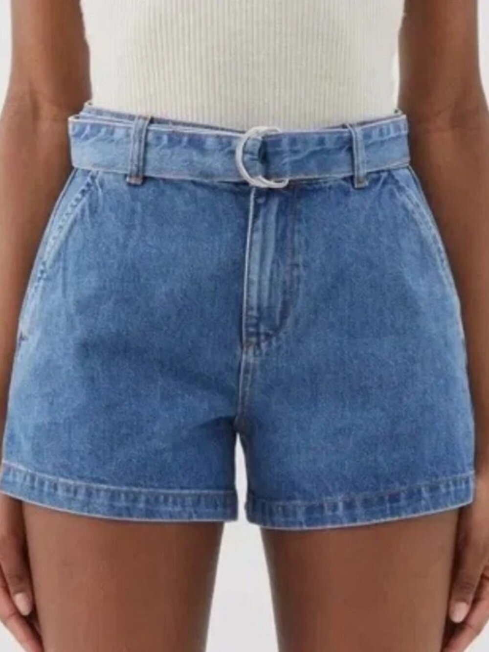 Frame Denim Le Trouser Meadow Short Size 31